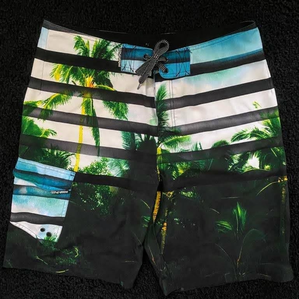 Mens floral swim shorts size 34